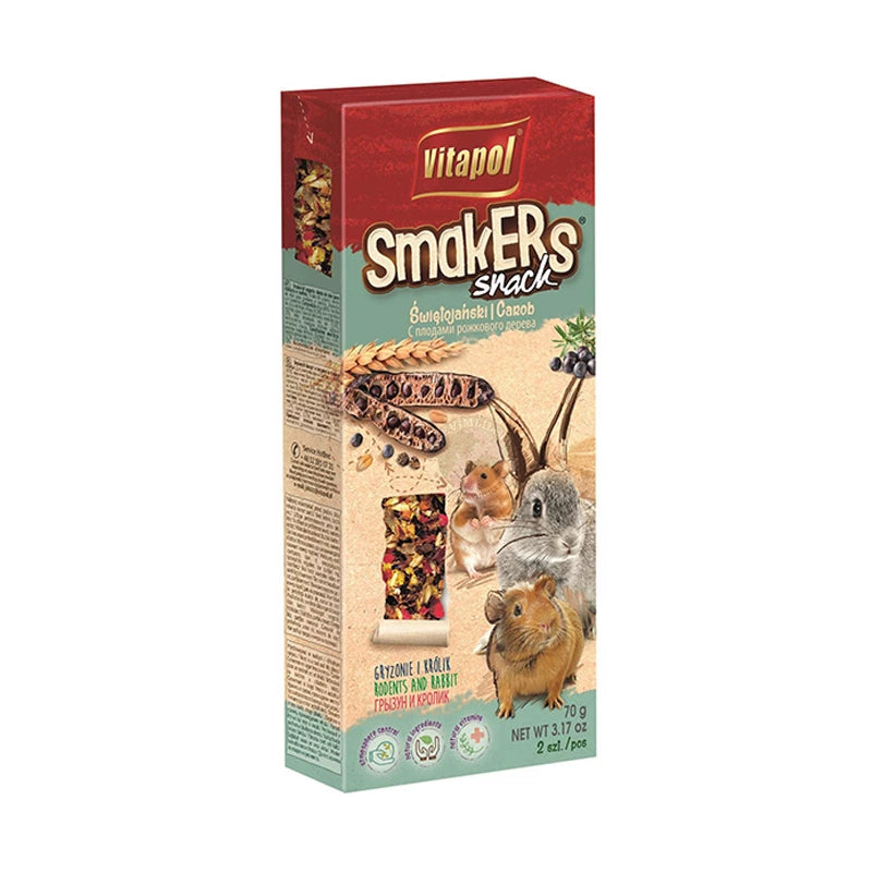 Smakers para Roedores sabor Algarrobo 90g