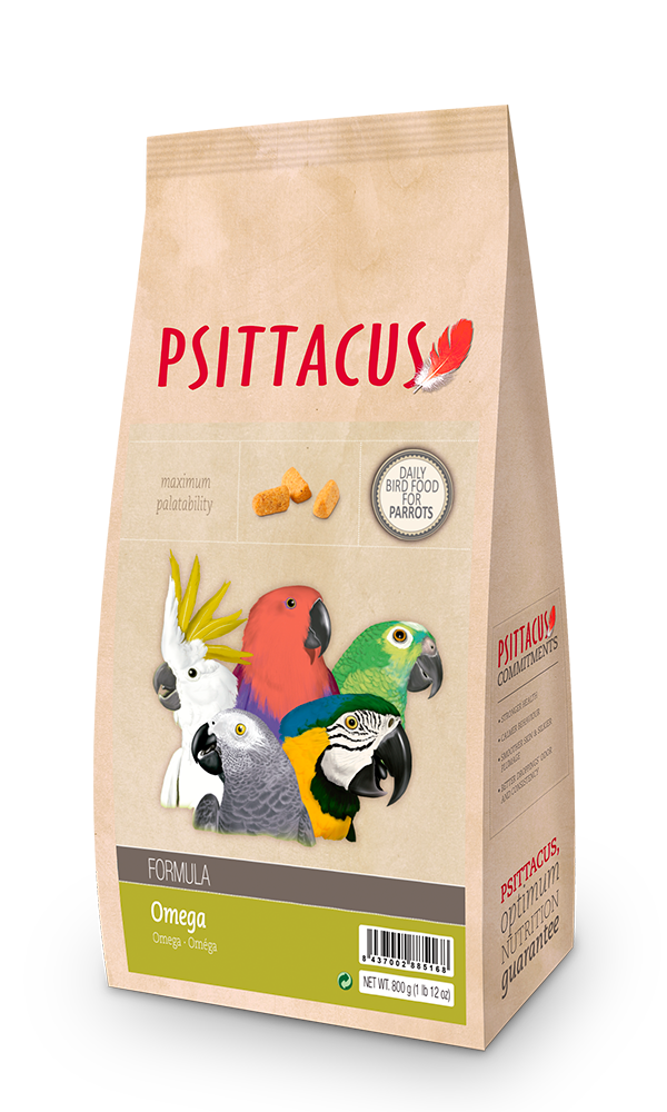Psittacus Omega Formula 800g