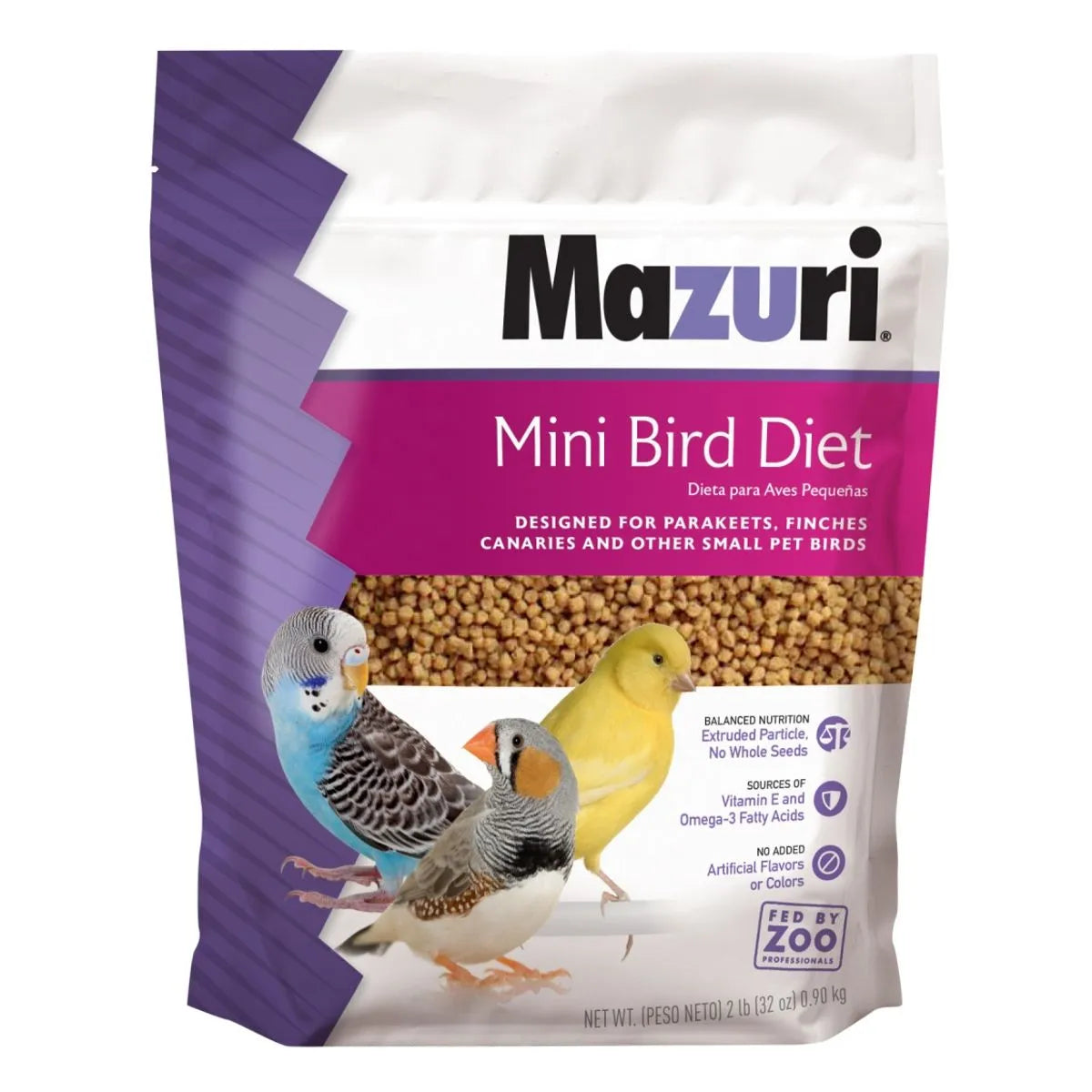 Alimento Mazuri para Aves Mini